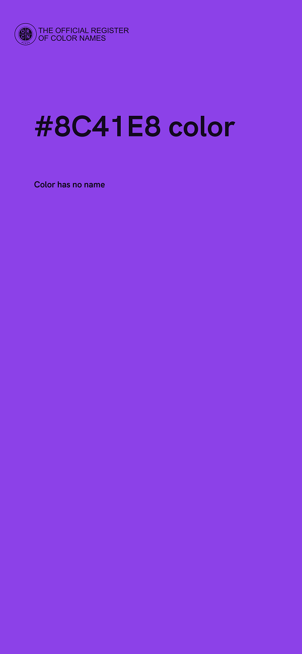 #8C41E8 color image