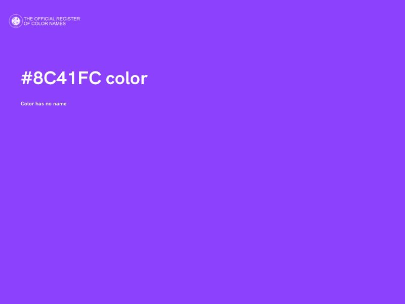 #8C41FC color image