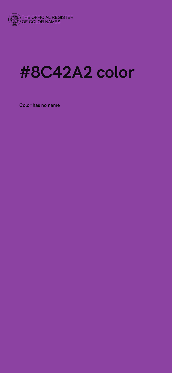 #8C42A2 color image