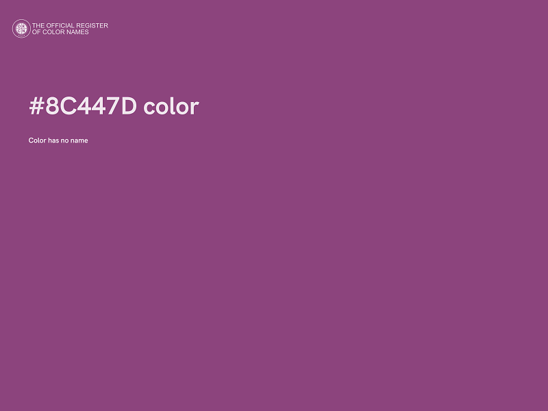 #8C447D color image