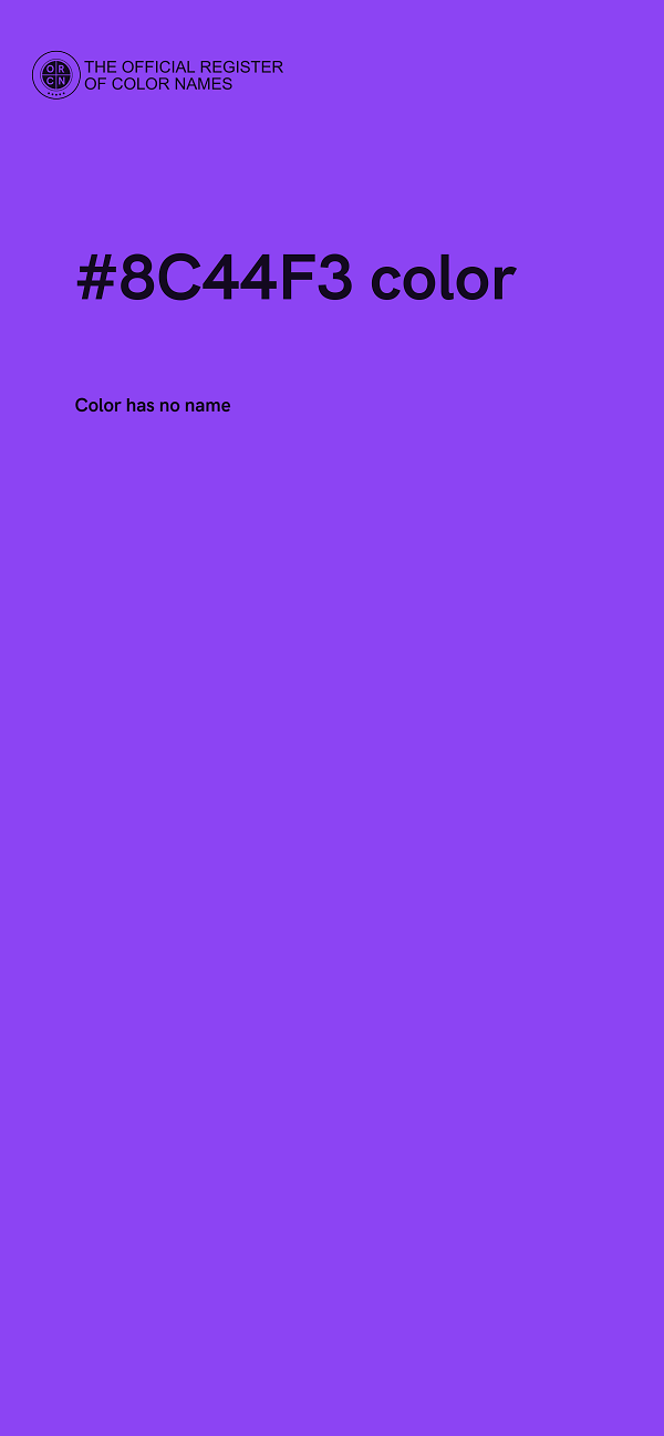 #8C44F3 color image