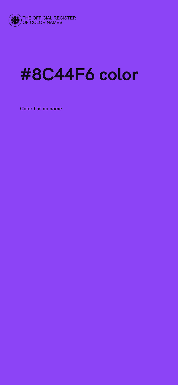 #8C44F6 color image