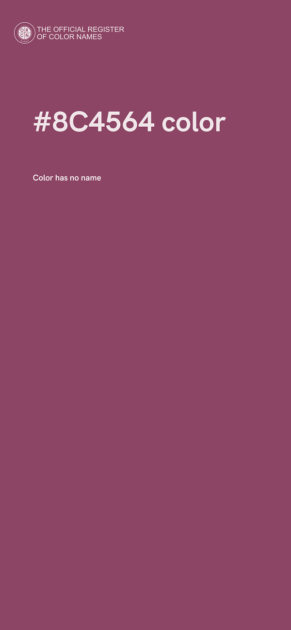 #8C4564 color image