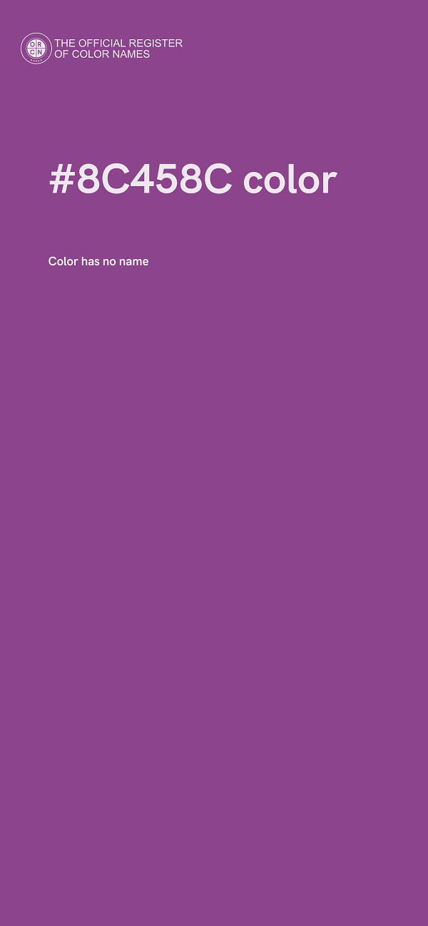 #8C458C color image
