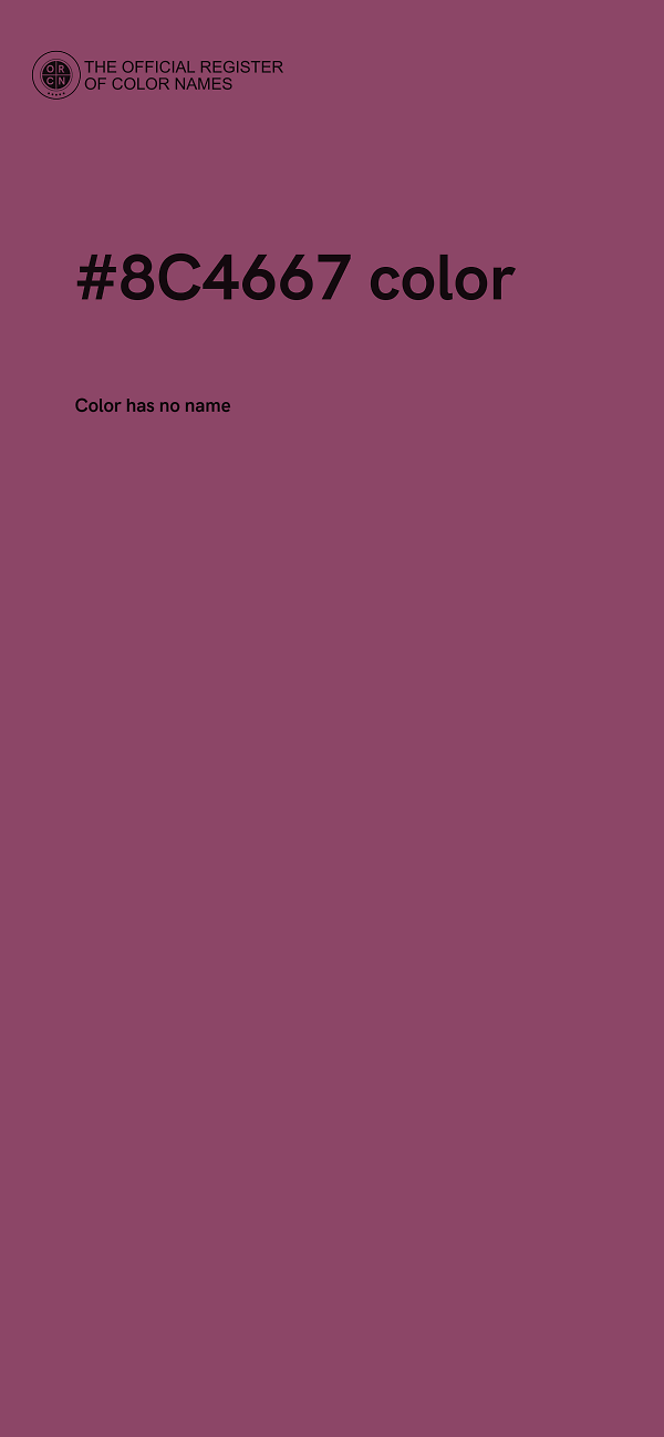 #8C4667 color image