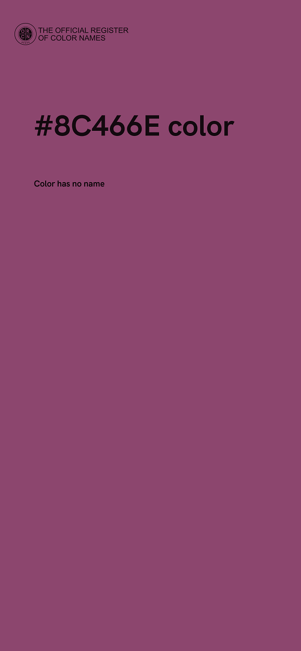 #8C466E color image