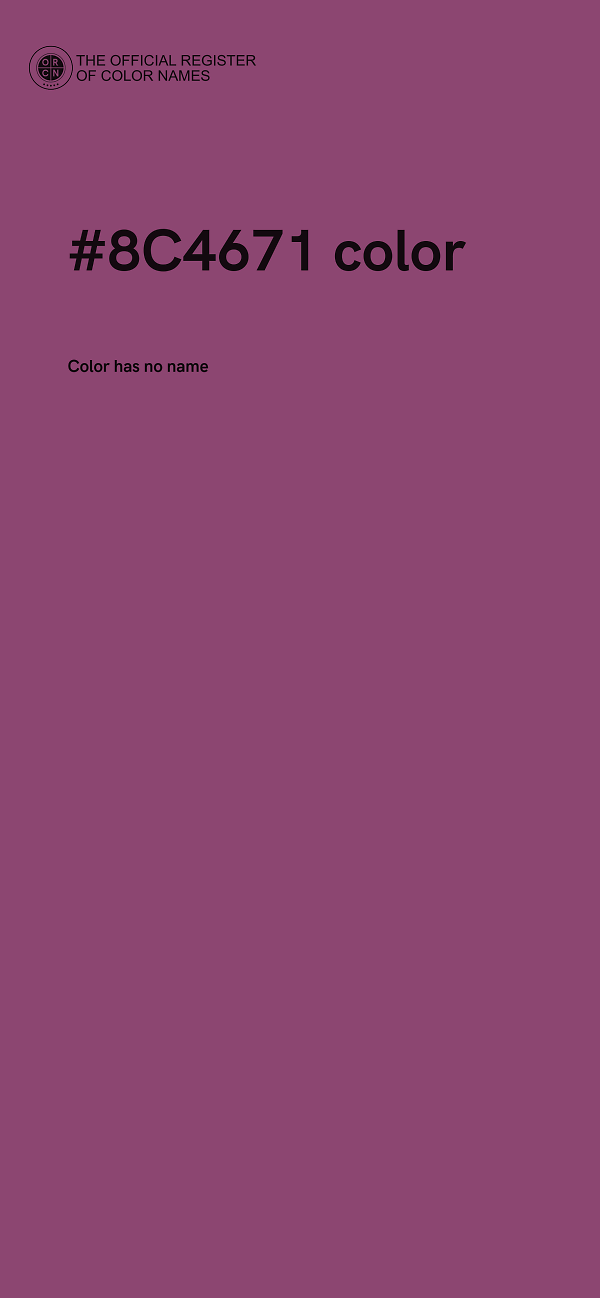 #8C4671 color image