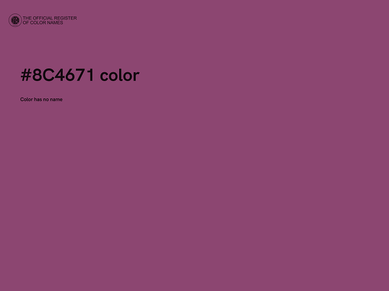 #8C4671 color image