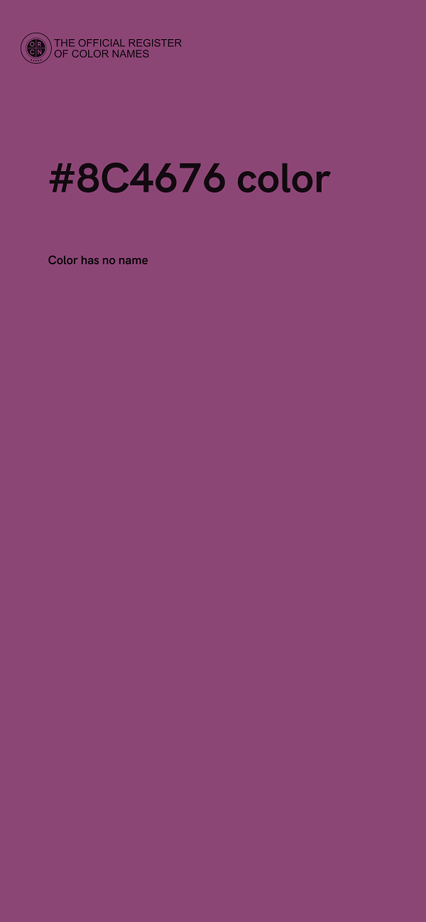 #8C4676 color image
