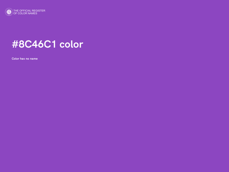 #8C46C1 color image