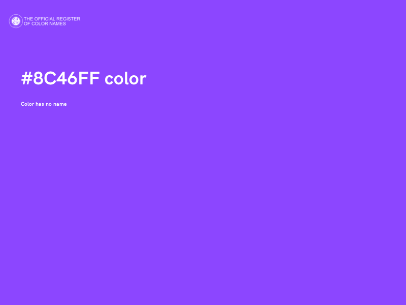 #8C46FF color image