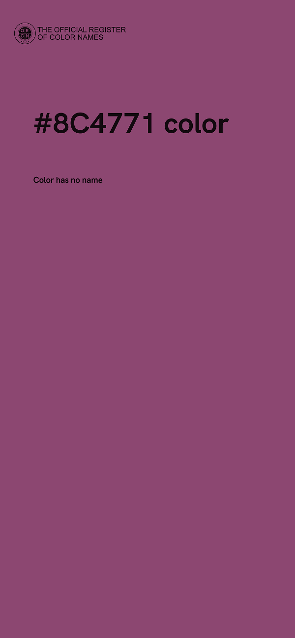 #8C4771 color image