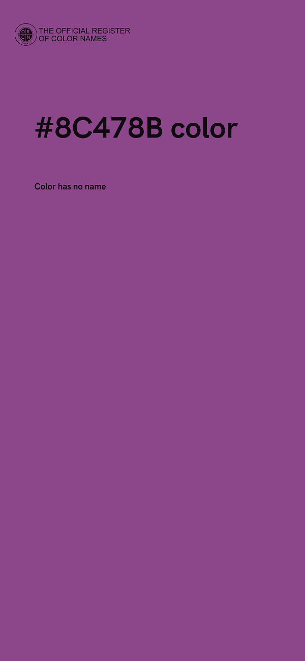 #8C478B color image