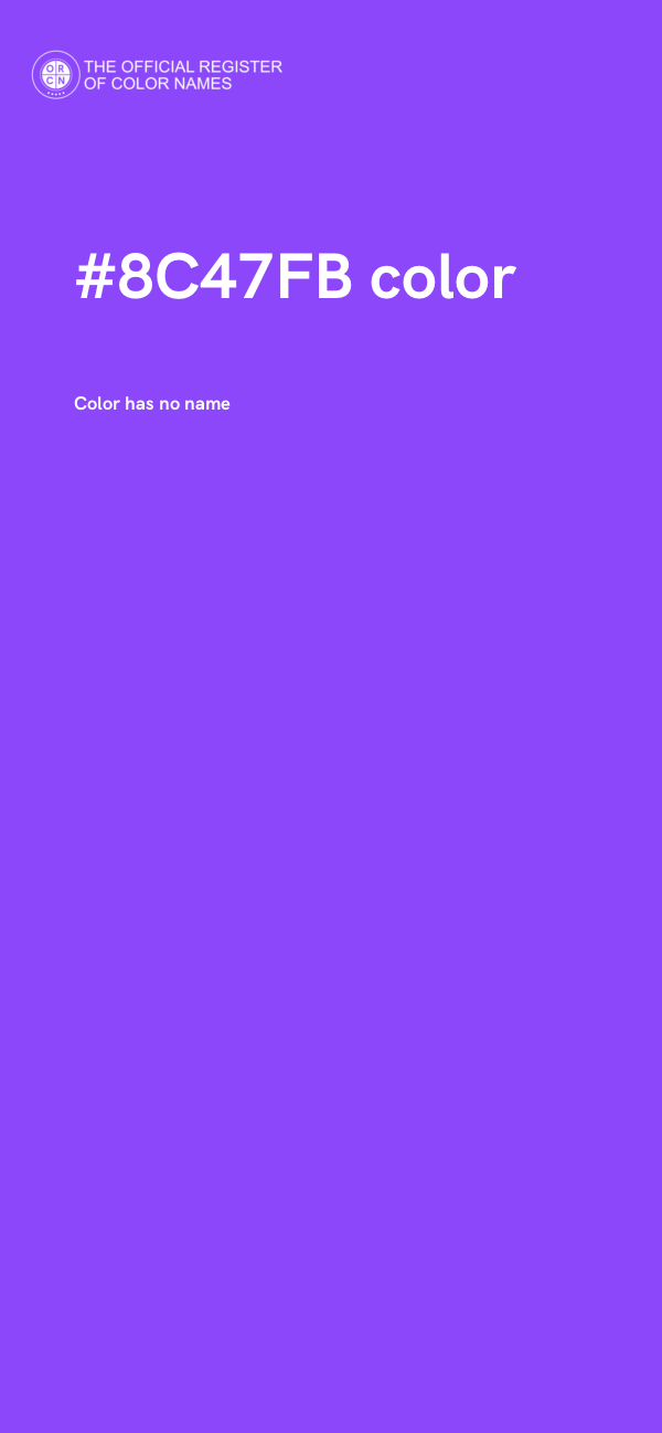 #8C47FB color image