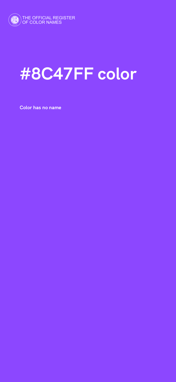 #8C47FF color image