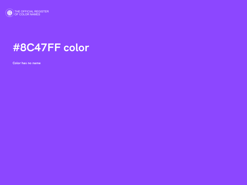 #8C47FF color image