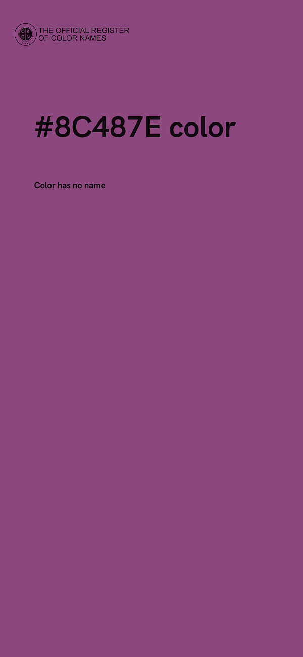 #8C487E color image