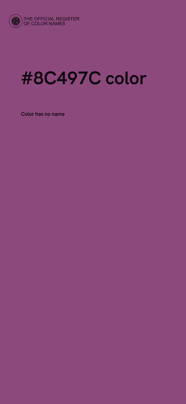 #8C497C color image