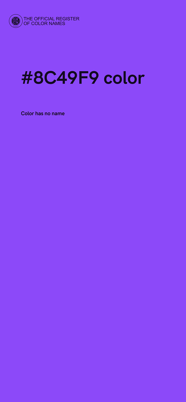 #8C49F9 color image