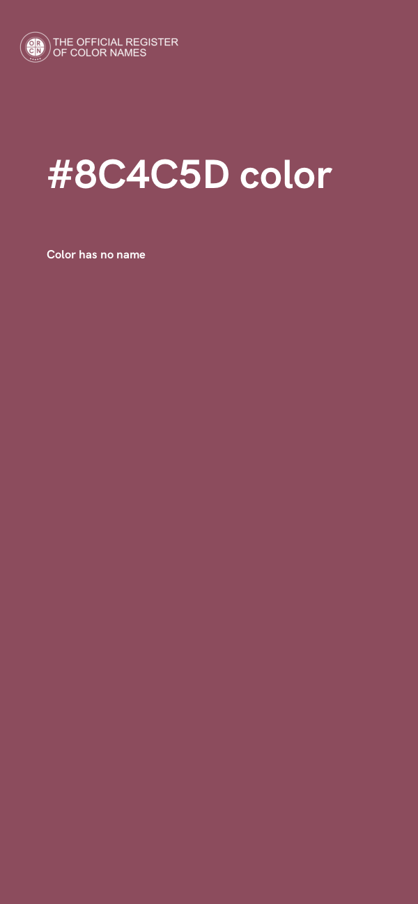 #8C4C5D color image