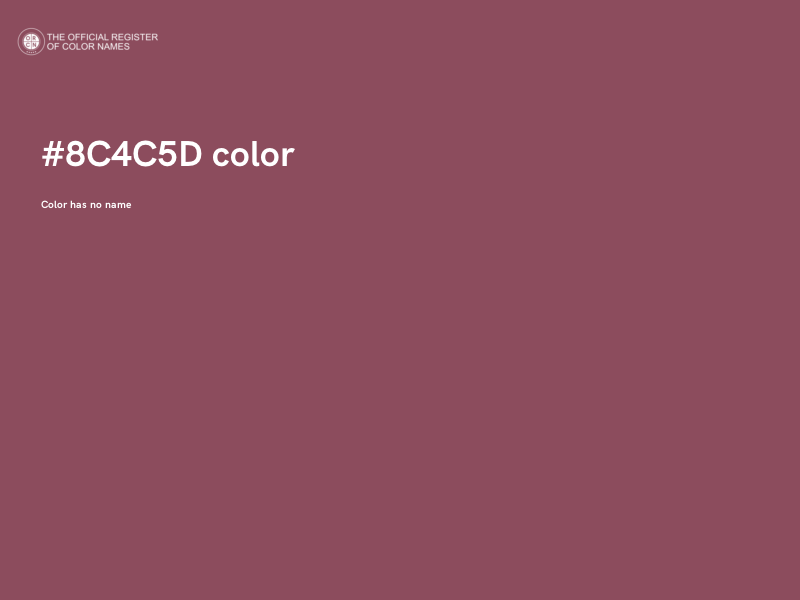 #8C4C5D color image