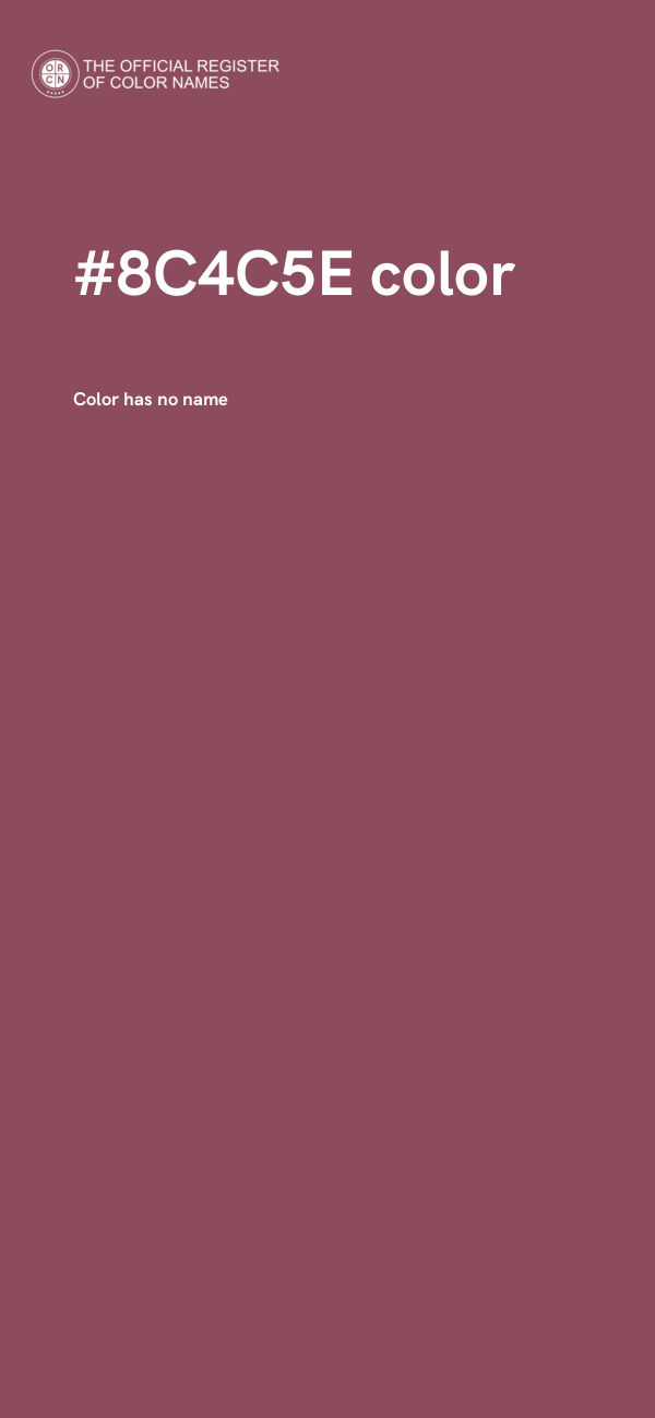 #8C4C5E color image