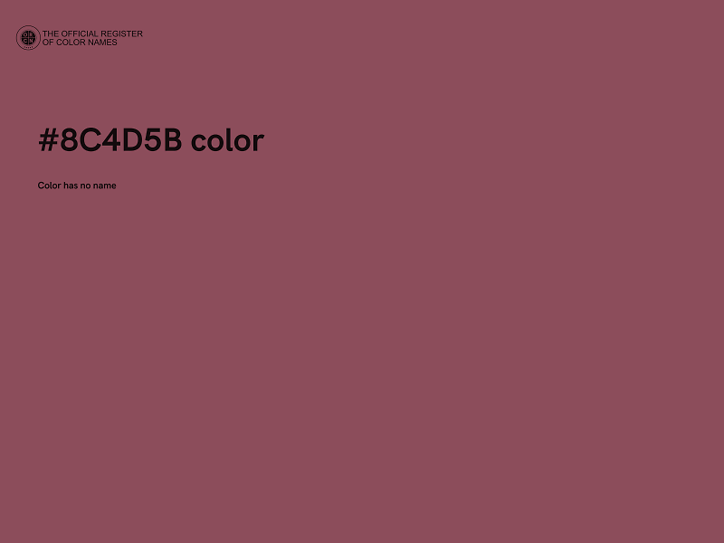 #8C4D5B color image