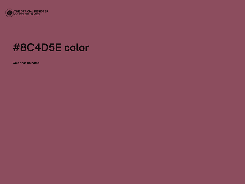 #8C4D5E color image