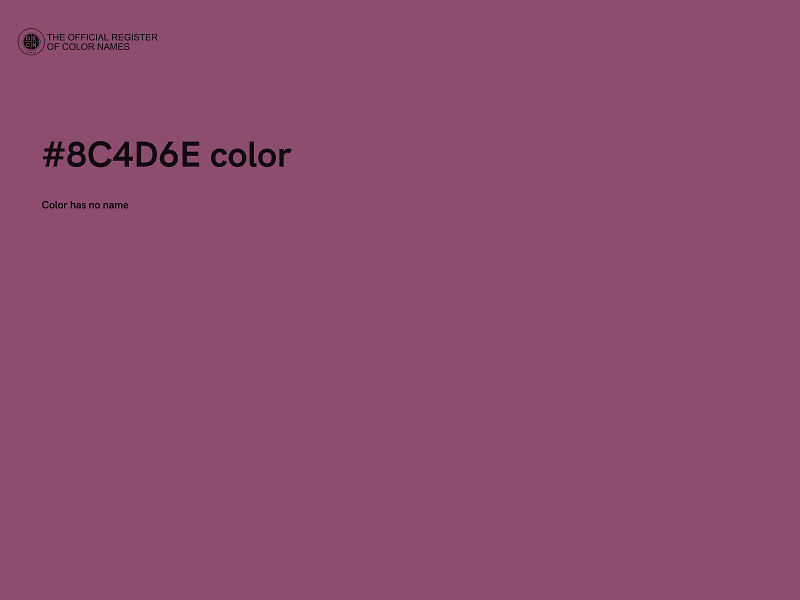 #8C4D6E color image