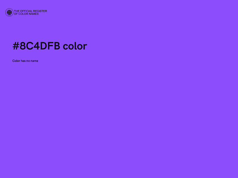 #8C4DFB color image