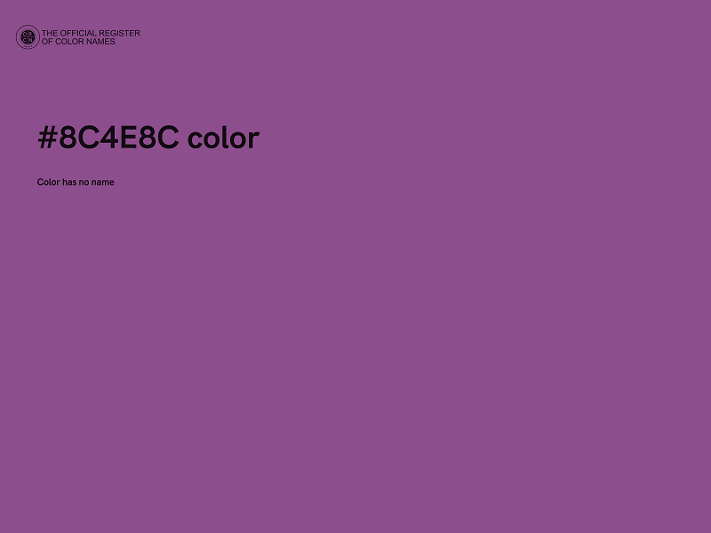 #8C4E8C color image