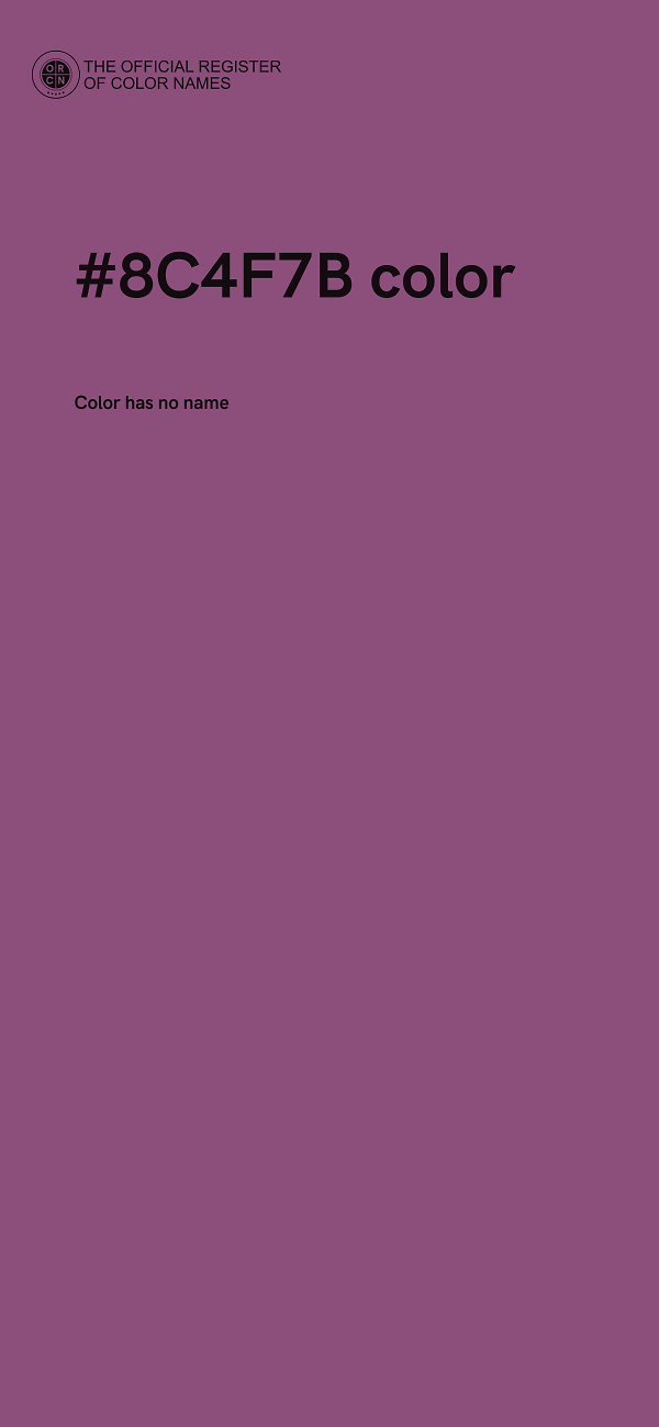 #8C4F7B color image