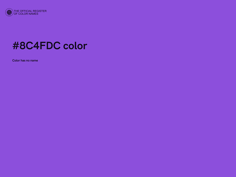 #8C4FDC color image