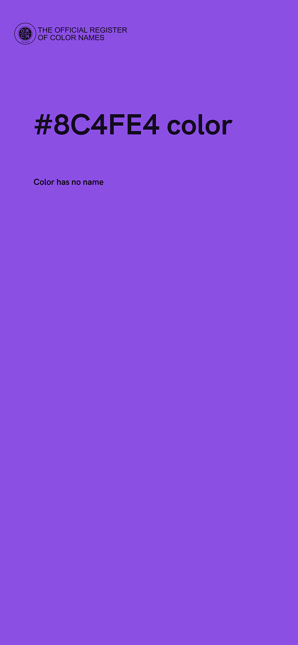 #8C4FE4 color image