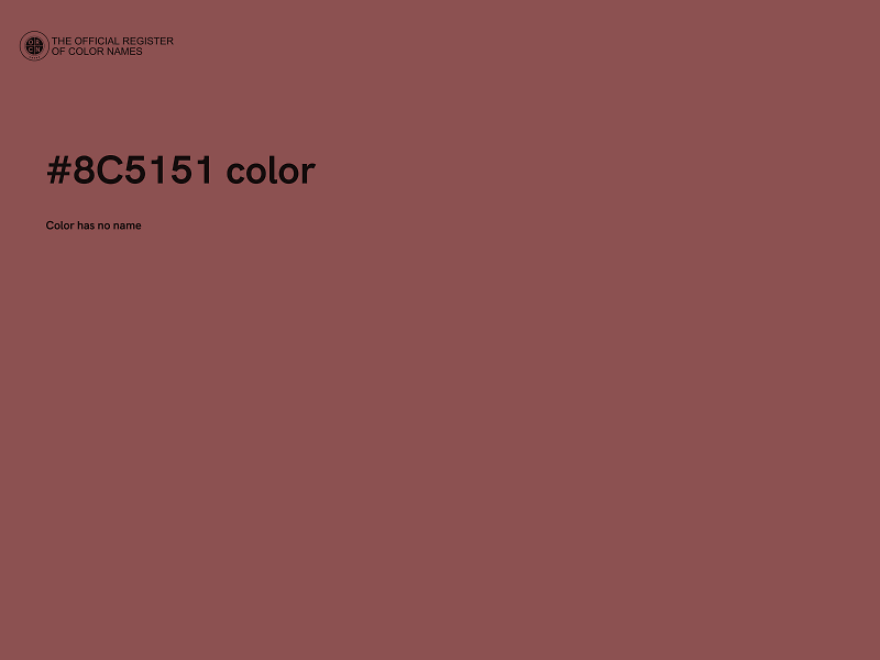 #8C5151 color image