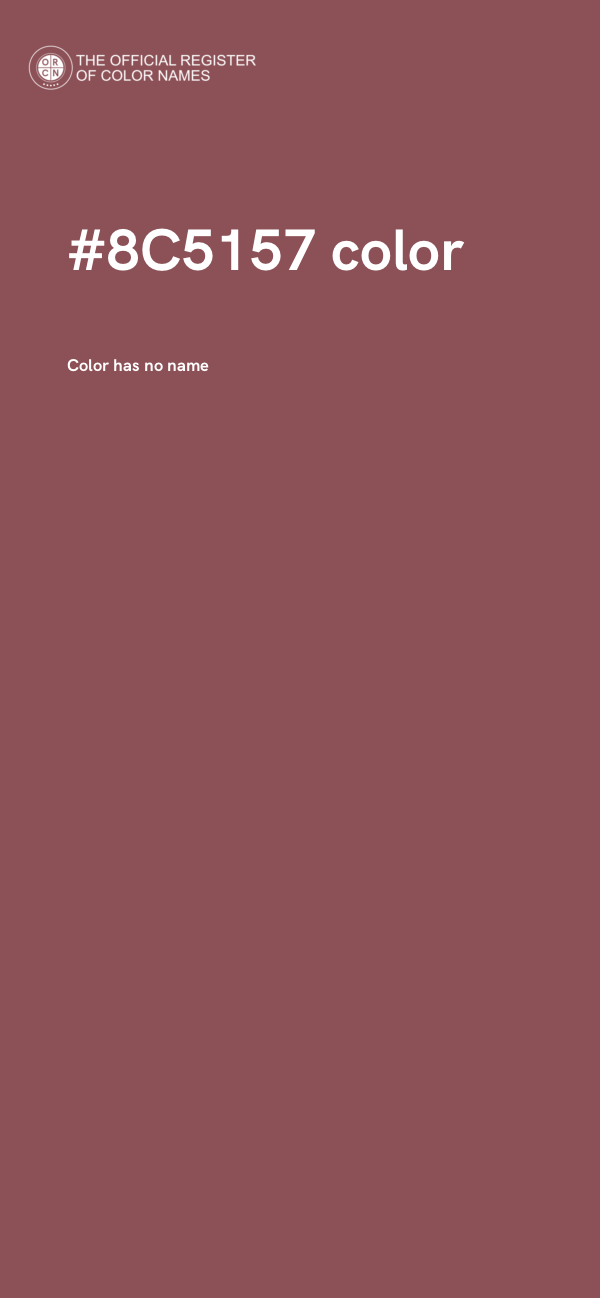 #8C5157 color image