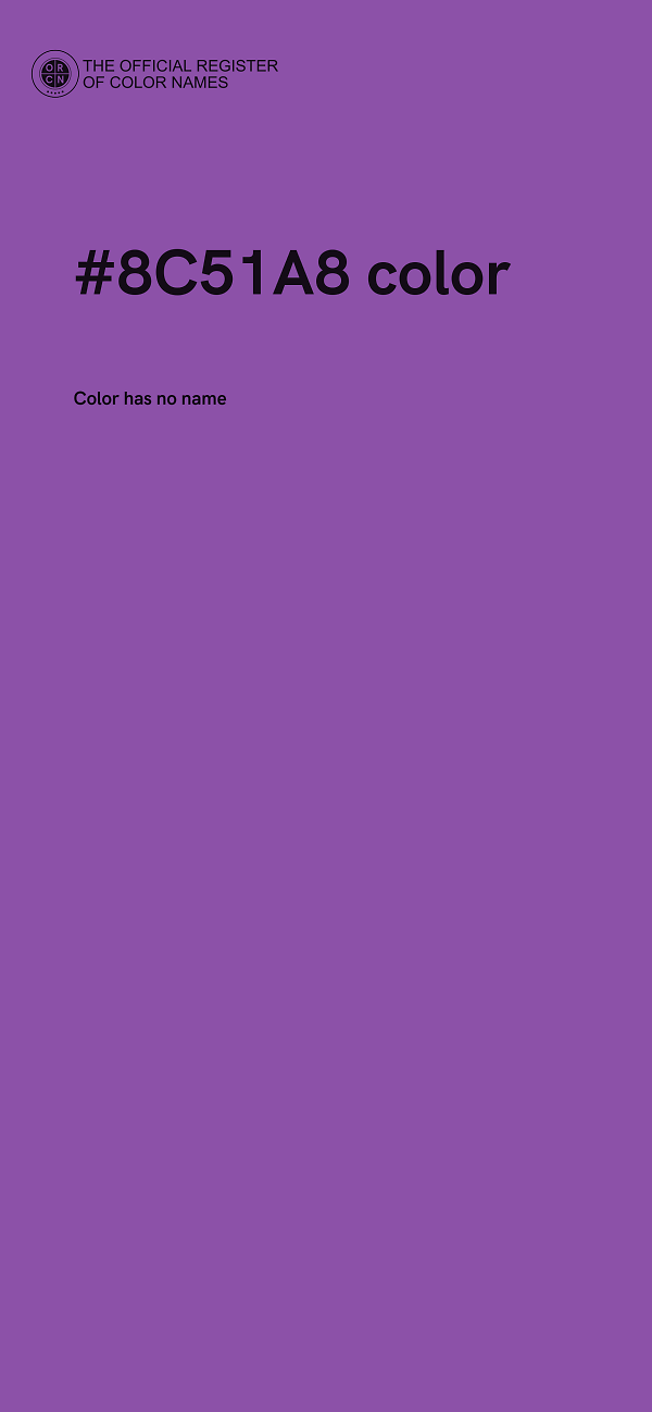 #8C51A8 color image