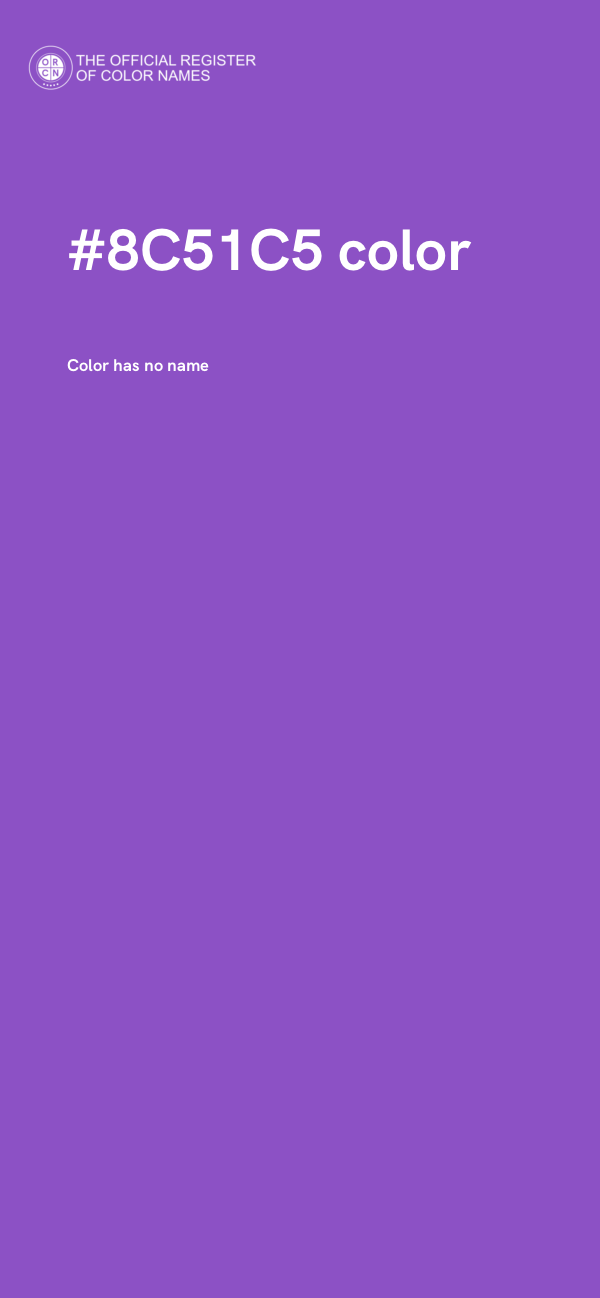 #8C51C5 color image