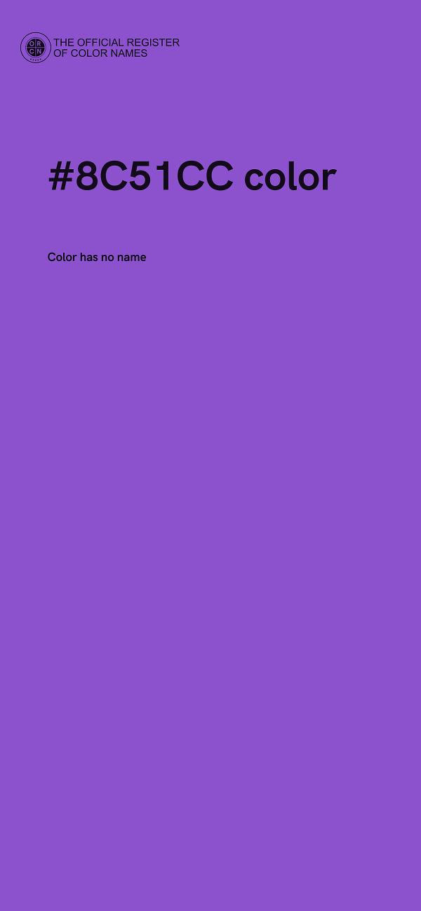 #8C51CC color image