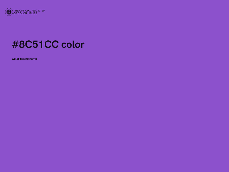 #8C51CC color image