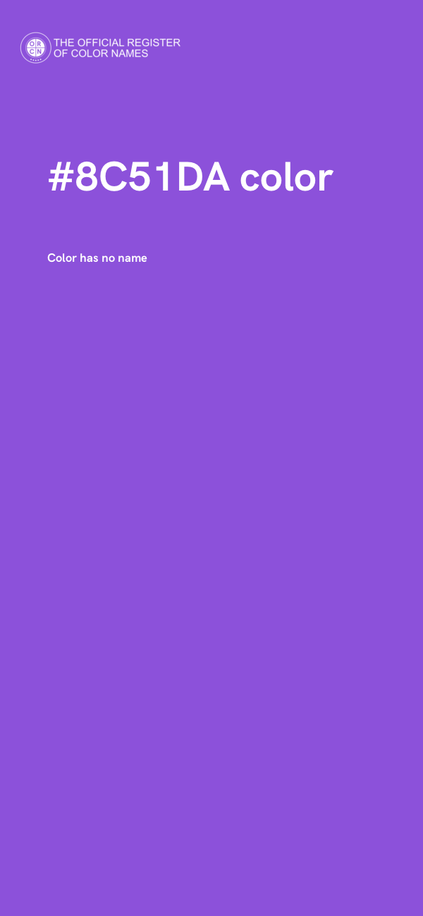 #8C51DA color image
