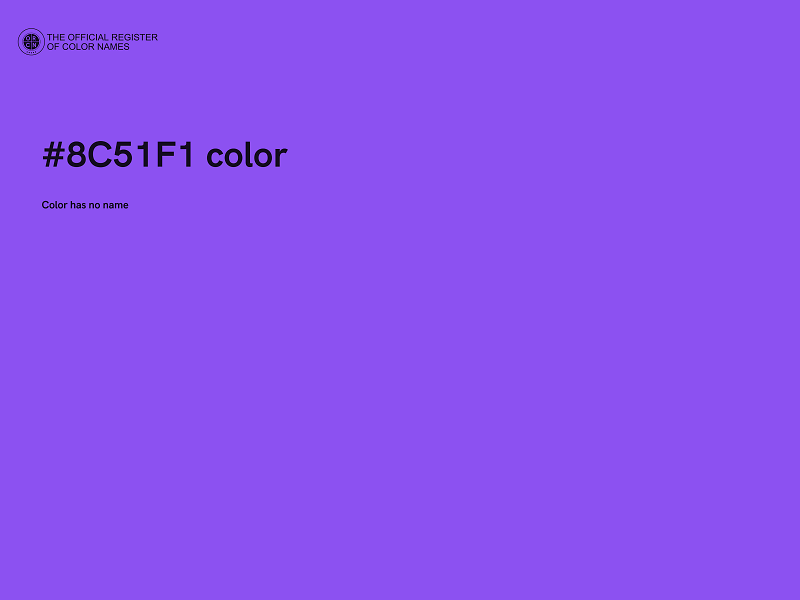 #8C51F1 color image