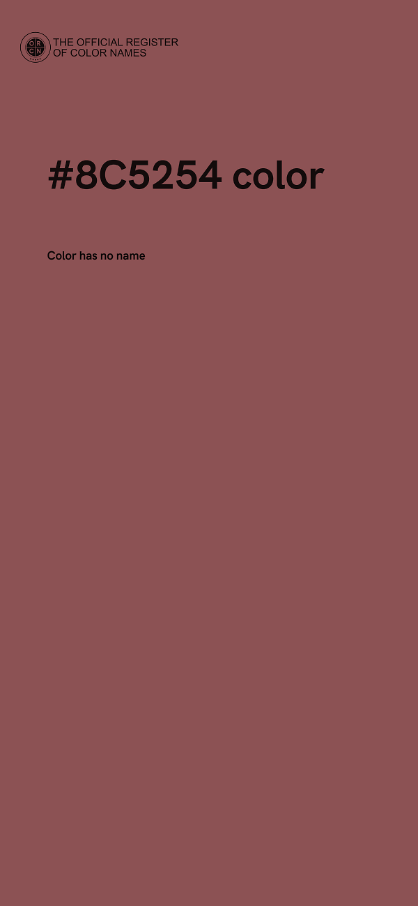 #8C5254 color image
