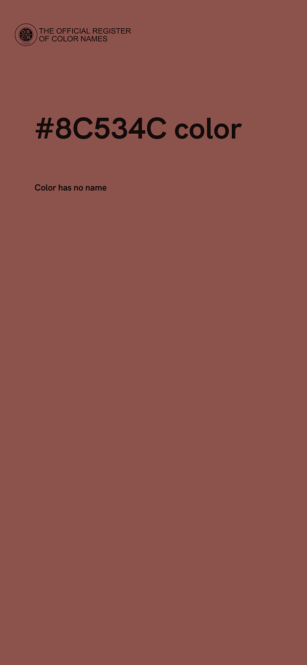 #8C534C color image