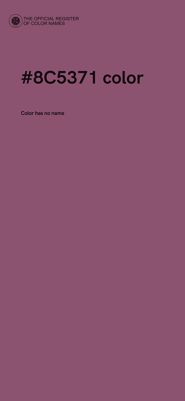 #8C5371 color image