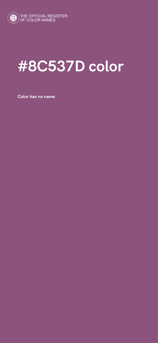 #8C537D color image