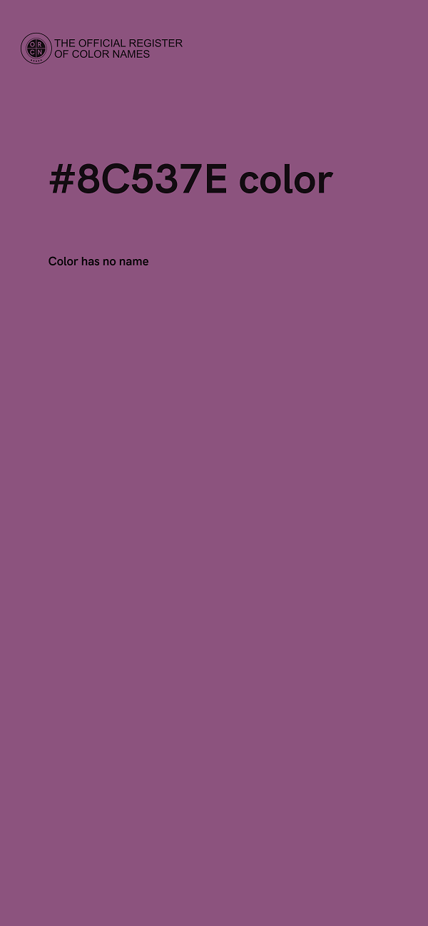 #8C537E color image