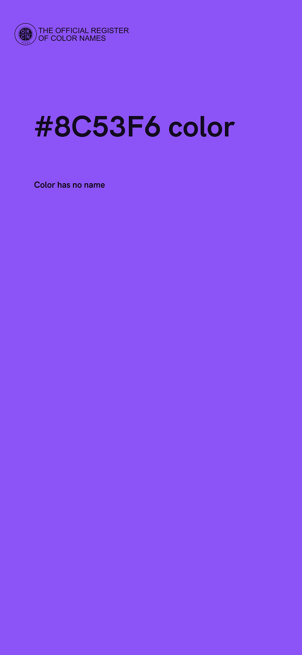 #8C53F6 color image