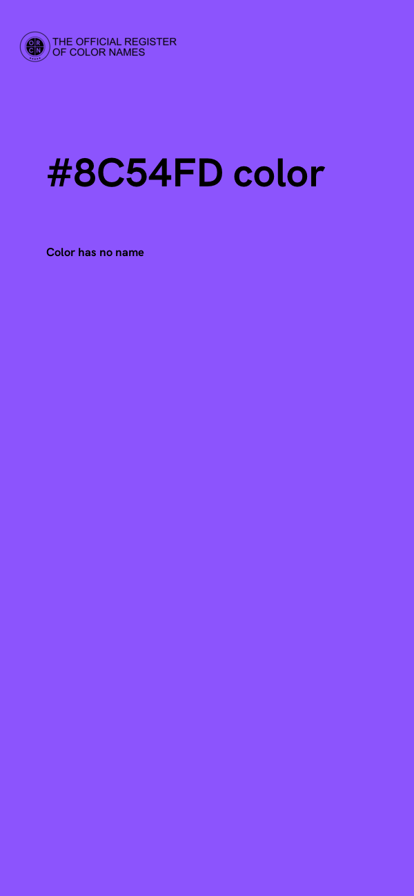 #8C54FD color image