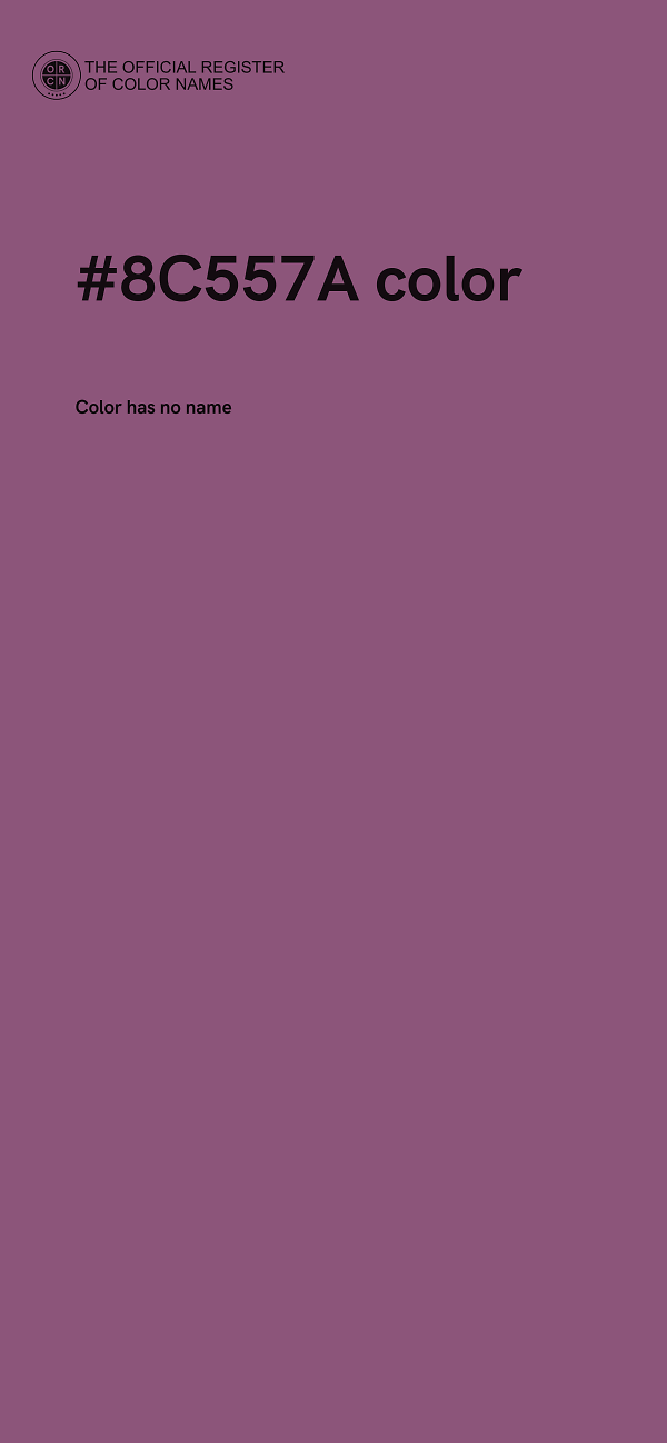 #8C557A color image